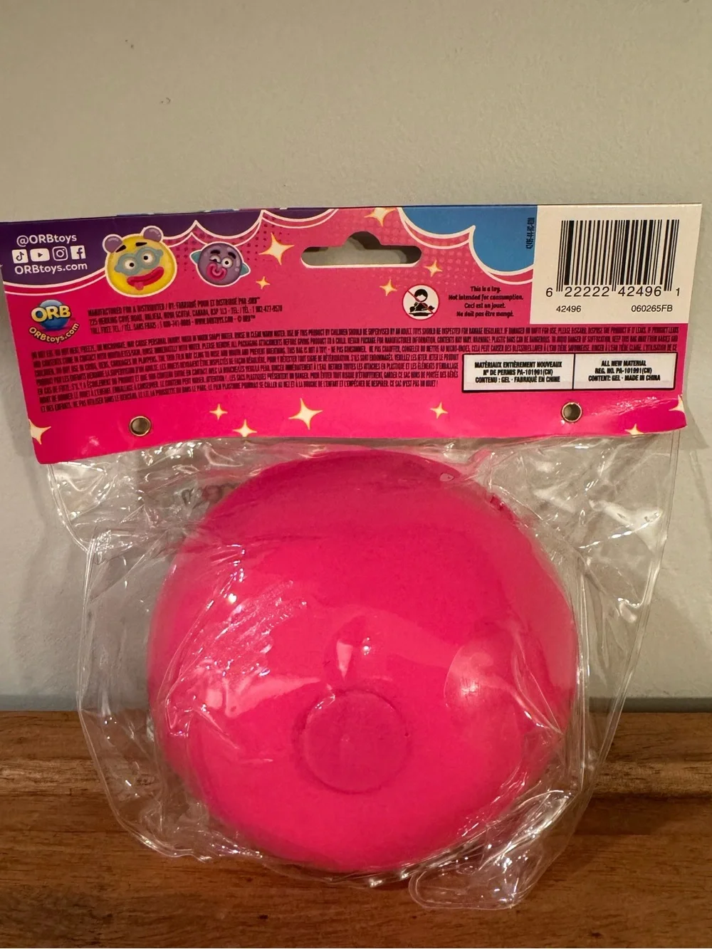 ORB Curiosities Smushers Squeeze - Pink Face